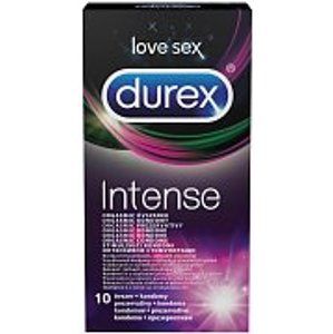 Durex Intense Orgasmic – s vroubky, výstupky a gelem Desirex 10 ks