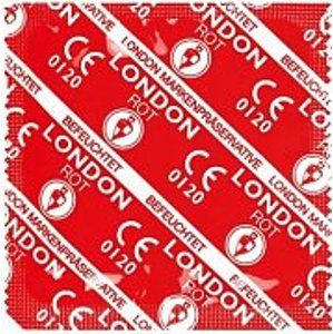 Durex London Red – červené kondomy 1 ks