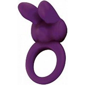 Vibrační kroužek Silicone Rabbit, fialový