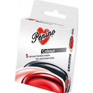 Pepino Colour – barevné kondomy 3 ks